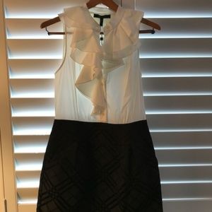 BCBGMaxAzria Ruffle Top Dress NWT - 10